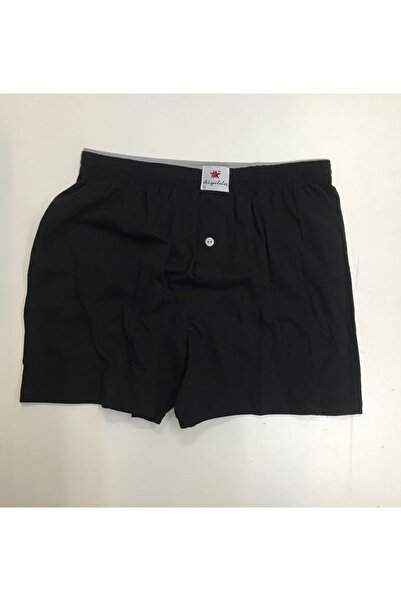 İki Yıldız Μαύρη βαμβακερή πετσέτα μέσης μπόξερ μεγάλου μεγέθους