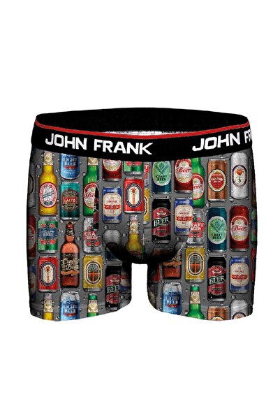 John Frank Fresh Erkek Gri Boxer Jfbd313-05