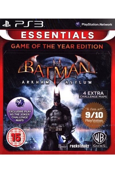 cesmetek Batman Arkham Asylum Goty Essentails Ps3