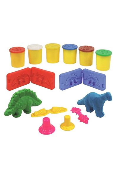EREN Heroes 3d Dinosaur Set 6 Color Play Dough Ern-568