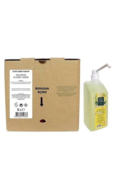 Eyüp Sabri Tuncer Kolonya Limon 5 Lt + 1 Lt Pompalı Kolonya