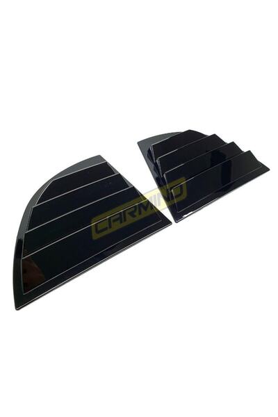 Carmind Honda Civic Fd6 Kelebek Cam Kaplama Vizörü Piano Black 2006-2011