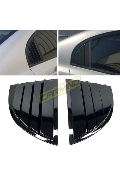 Carmind Honda Civic Fd6 Kelebek Cam Kaplama Vizörü Piano Black 2006-2011