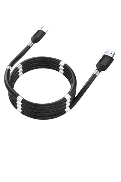Nebuosa Store Manyetik Mıknatıslı Kendini Toplayan Lightning (iphone) Usb Hız...