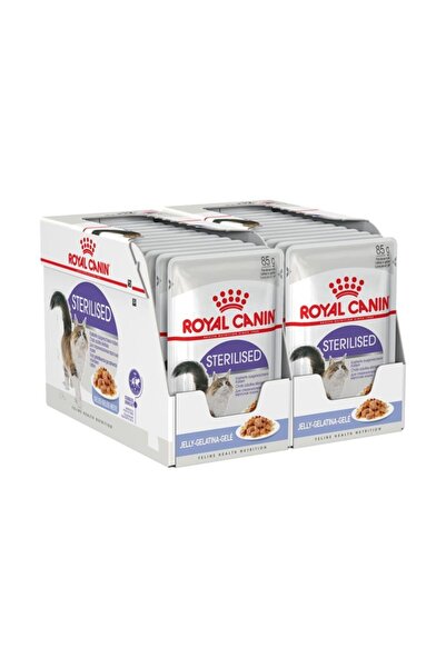 Royal Canin Sterilised Jelly Kısırlaştırılmış Kedi Yaş Maması 85 gr 24 Adet