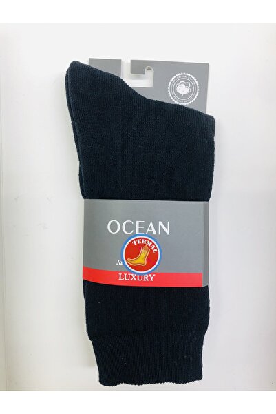 ocean çorap جوارب حرارية باللون الأزرق الداكن