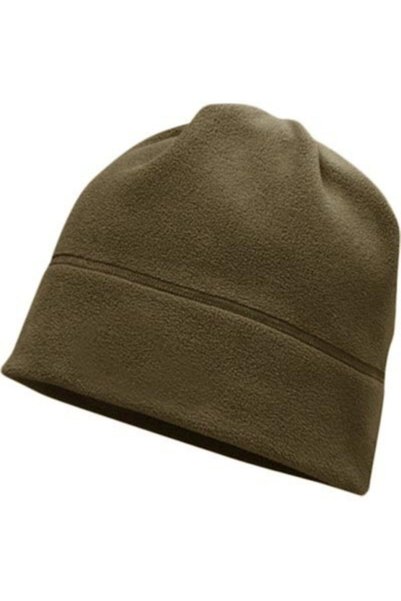 LEADER TRADE Polar Beanie Khaki Nano Color (Sand Color) Made of Three Thread Polar Fabric