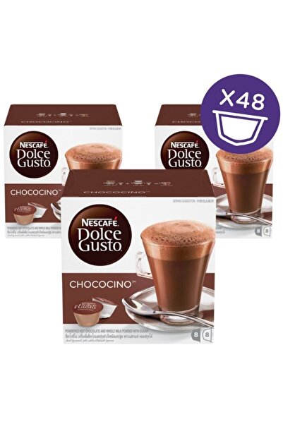 Nescafe Dolce Gusto Chococino Sıcak Çikolata Kapsül Kahve 16 Adet X 3 Kutu