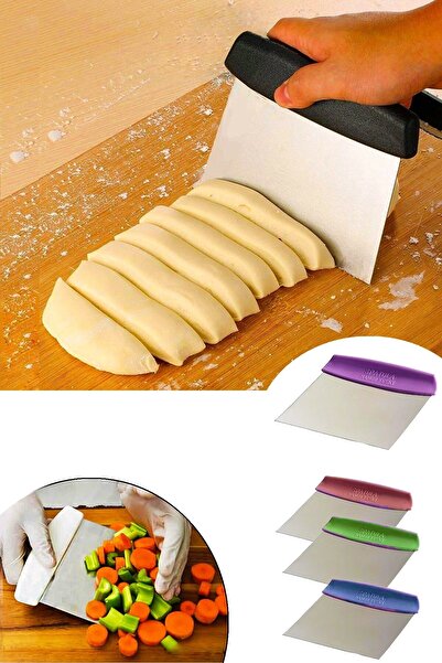 RoseRoi Çelik Spatula Hamur Kesici Asorti Renk ( 1 Adet )