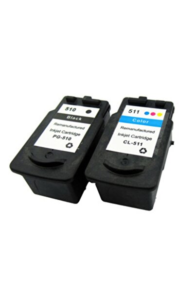 kartuş dünyası Canon 510 511 Yüksek Kapasiteli Muadil Kartuş Seti