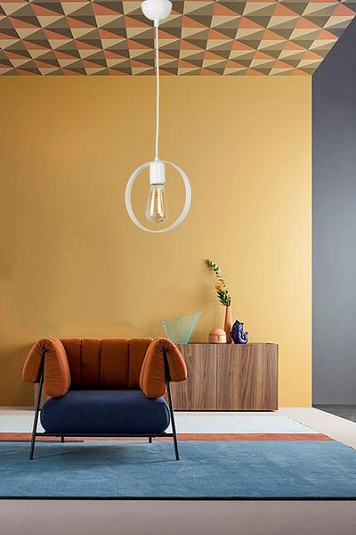 VENON Lighting Ring Single White Chandelier