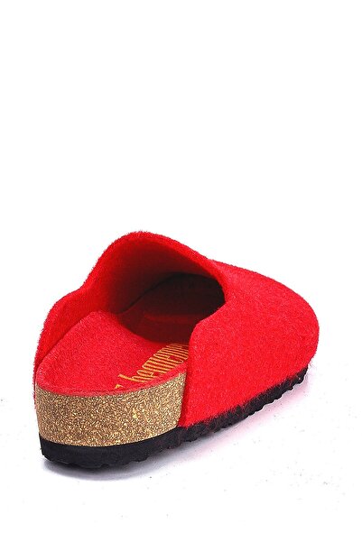 Bequemere Cork Sole Wool 413q Model Orthopedic Women's Slippers