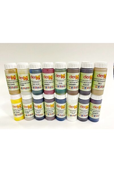 Derby Kırmızı Deri Mont - Ayakkabı - Direksiyon - Çanta - Cüzdan Boyası