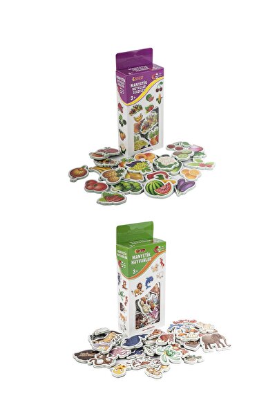 Dıytoy Yayınları الفواكه والخضروات والحيوانات المغناطيسية