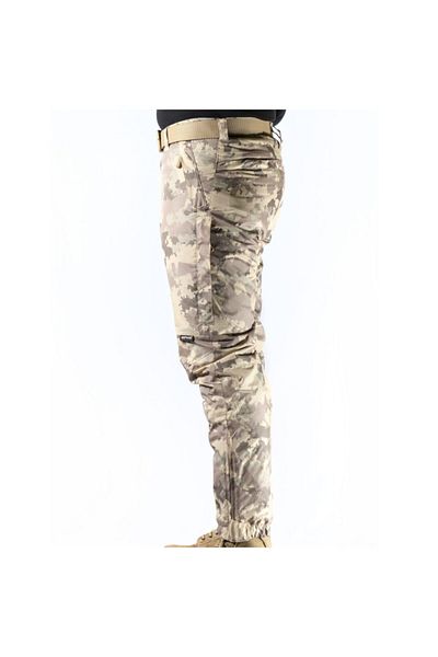 Ervo Tactical & Outdoor بنطلون بيج مموه للرجال ذو مناخ بارد