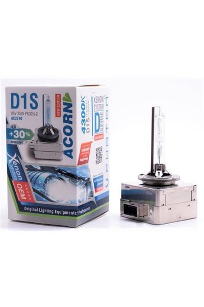 Photon Acorn D1s 6000k %30 Fazla Işık Zenon Xenon Ampul (1 Adet)
