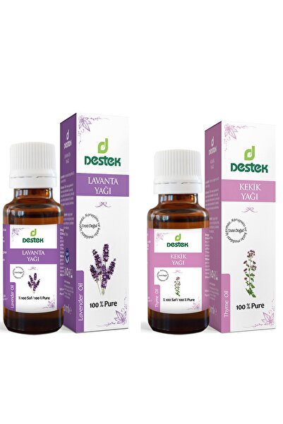 Destek Oil Set of 2 - 20ml Lavender and Thyme Essential Oil