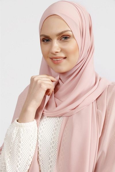Differenza كريب شيفون شال مسحوق حيوي