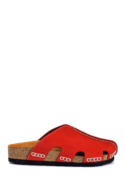 Bequemere Cork Based Genuine Leather 409q Model Orthopedic Unisex Slippers