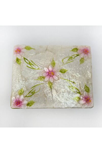 evinizdeki okyanus esintisi turkuaz hediyelik Dikdörtgen-Menekşe Orta Sedef Kutu