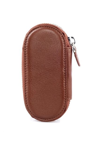 DAMY 786 Model Genuine Leather Tan Keychain