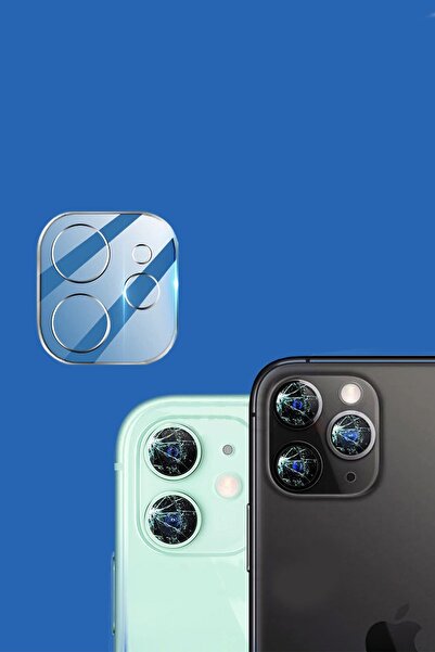 Microcase Iphone 11 Uyumlu 3d Kamera Lens Koruyucu Camı