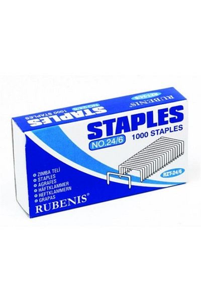 Rubenis Rubenis Staple Wire 24/6 Silver Color