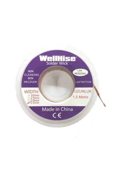 Wellhise Wh 1515 1.5 Mm Lehim Çekme Teli Sökme Fitili