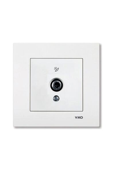 PUFFIN Satellite Socket F Type - 1 Female Connector, Cover and Frame Included