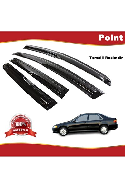 Point Honda Civic Mügen Cam Rüzgarlığı 1992-1995 Arası 4'lü Takım