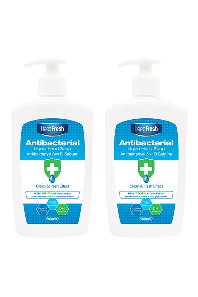 Deep Fresh Antibacterial Liquid Soap 2 X 500 ml