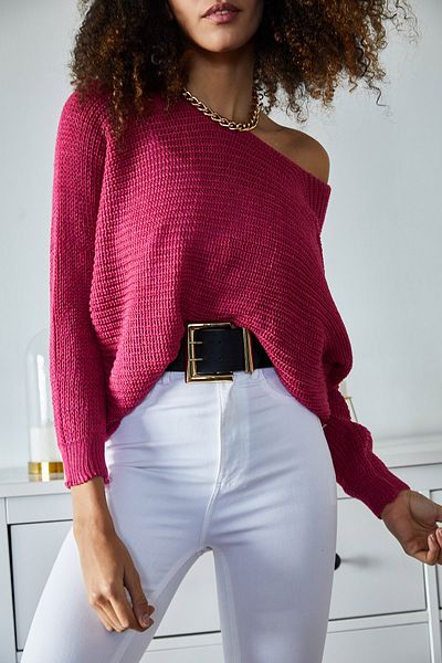 XHAN Pullover - Bordeaux - Regular Fit