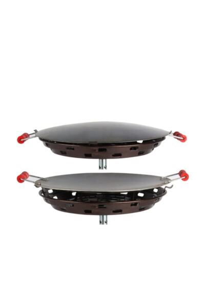 Ys YARAMIŞ 45 Cm Tüplü Et Saç Kavurma Mangal Veya Gözleme Yufka Ekmek Sacı