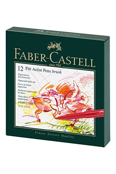 Faber Castell Pitt Artsit Pens Brush 12'li 38824