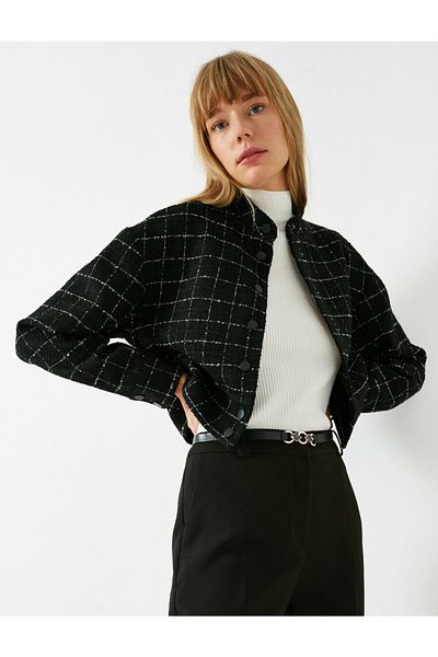 Koton Jacke - Schwarz - Regular Fit
