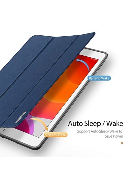Ally Mobile Dux Ducis Ipad 7th Gen 10.2 2019 Kılıf Kalem Yerli Soft Tpu Mıknatıslı Mavi