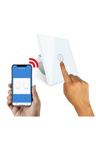 ALPSMART As-871eu واي فاي مفتاح لمبة اللمس - مفرد| واي فاي