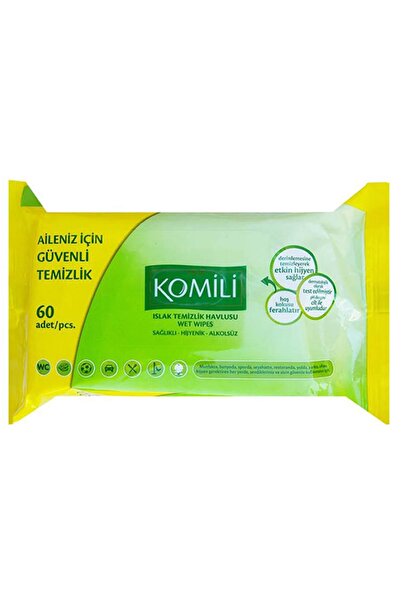 Komili Islak Mendil 60'lı 10 Adet