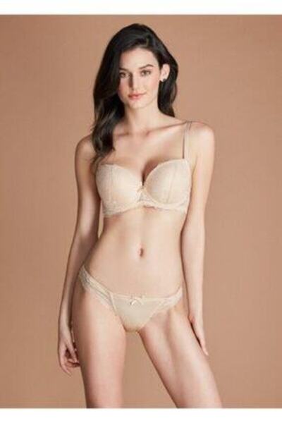 Eros Ten Rengi Linda Badem Boş Cup Sutyen Takımı