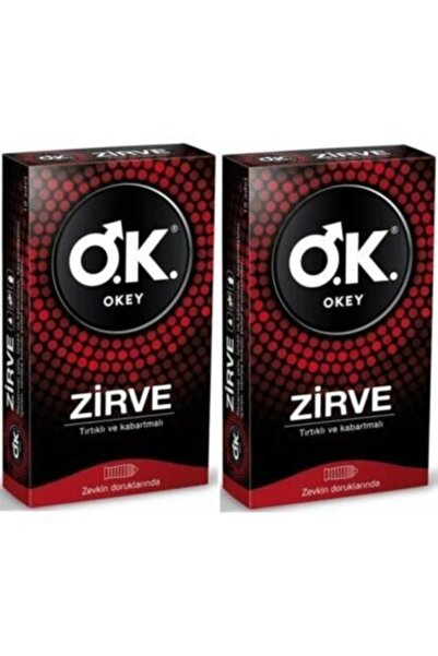 Okey Zirve Tırtıklı Ve Kabartmalı Prezervatif 2 Adet 10'lu