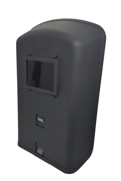 Yıldırım Kaynak Maskesi Plastik Siyah Camlı Kaynak Elde Tutmalı Yapma Maskesi