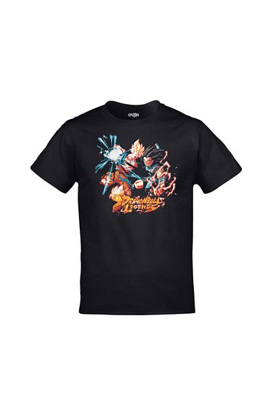 Orijin Tekstil Unisex Μαύρο μπλουζάκι Dragon Ball Legends με στάμπα