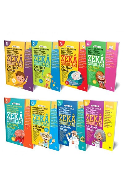 Halk Kitabevi Zeka Soruları 8 Kitap