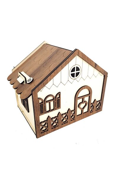 Demo Tasarım Roofed Nest House Model (KEMENÇE) Bird Nest