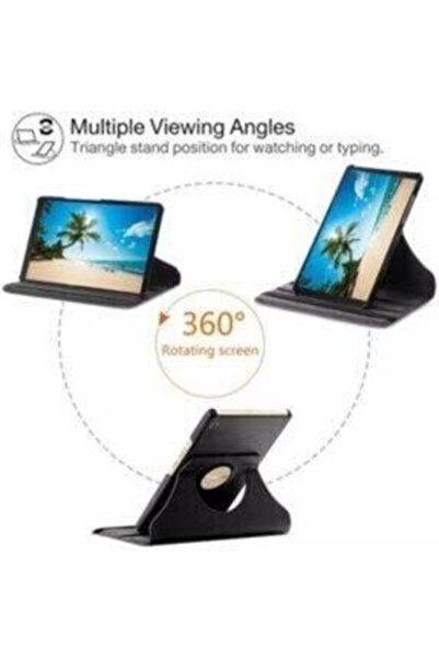 E TicaShop حافظة هواوي Matepad 10.4 (مجموعة) + واقي شاشة + قلم Bah3-w09 Al00 مع حامل قابل للدوران