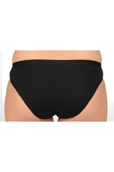 CARETEX Daisy 4XL Black Women's Absorbent Panties - Casual, Antiallergic and Washable