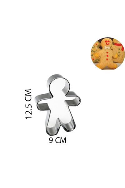 Eminonutoptanci Cake And Cookie Mold Large Size Kopat Cookie Man 12.5x9 Cm