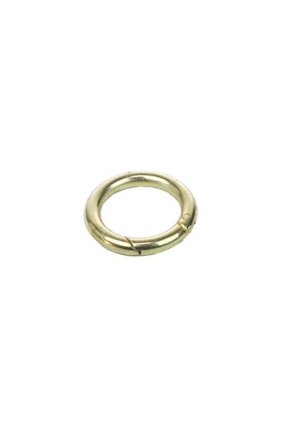 Eminonutoptanci Inel pentru geanta cu arc mecanic 2,7 cm - 10 bucati auriu