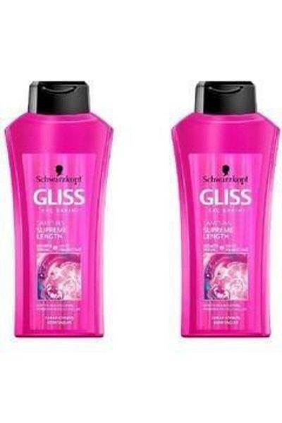 Gliss Glıss Shampoo - 400 ml Supreme Length, Pack of 2