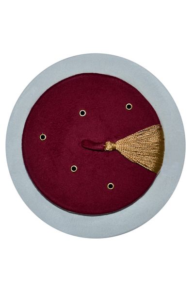 şahinbak Burgundy Fes Yellow Tassel President - Imam Yellow, Skullcap and Cübbe (S013)